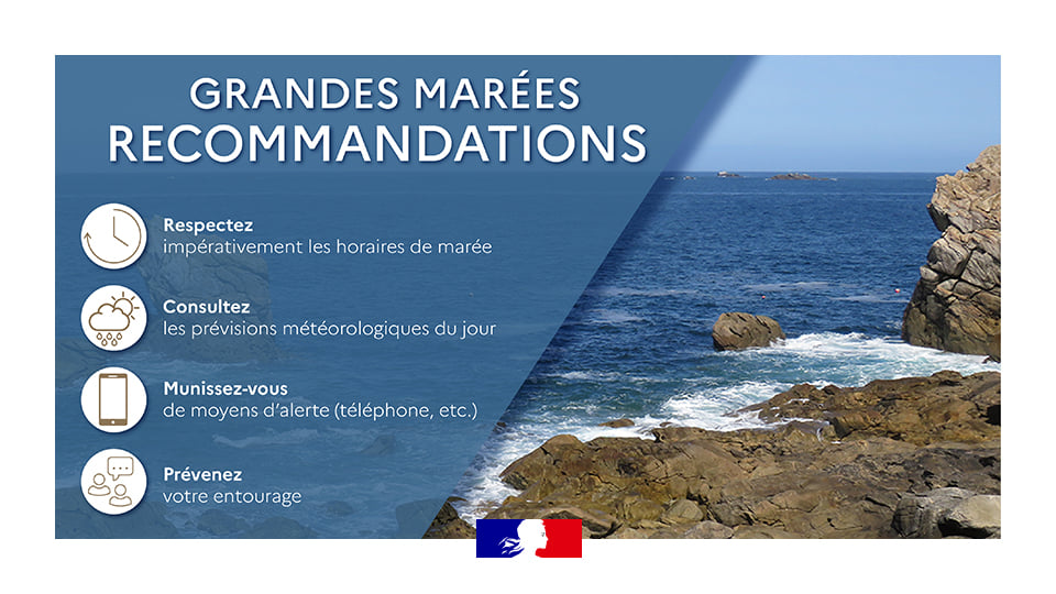 Grandes marées recommandations Finistère