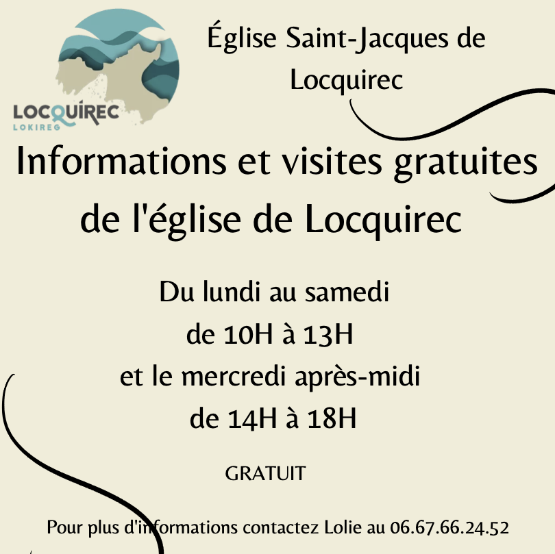 Visites gratuites de l'église saint jacques locquirec
