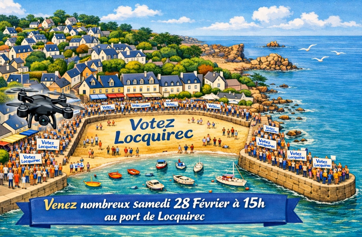 Promotion de Locquirec comme Village Préféré des Français