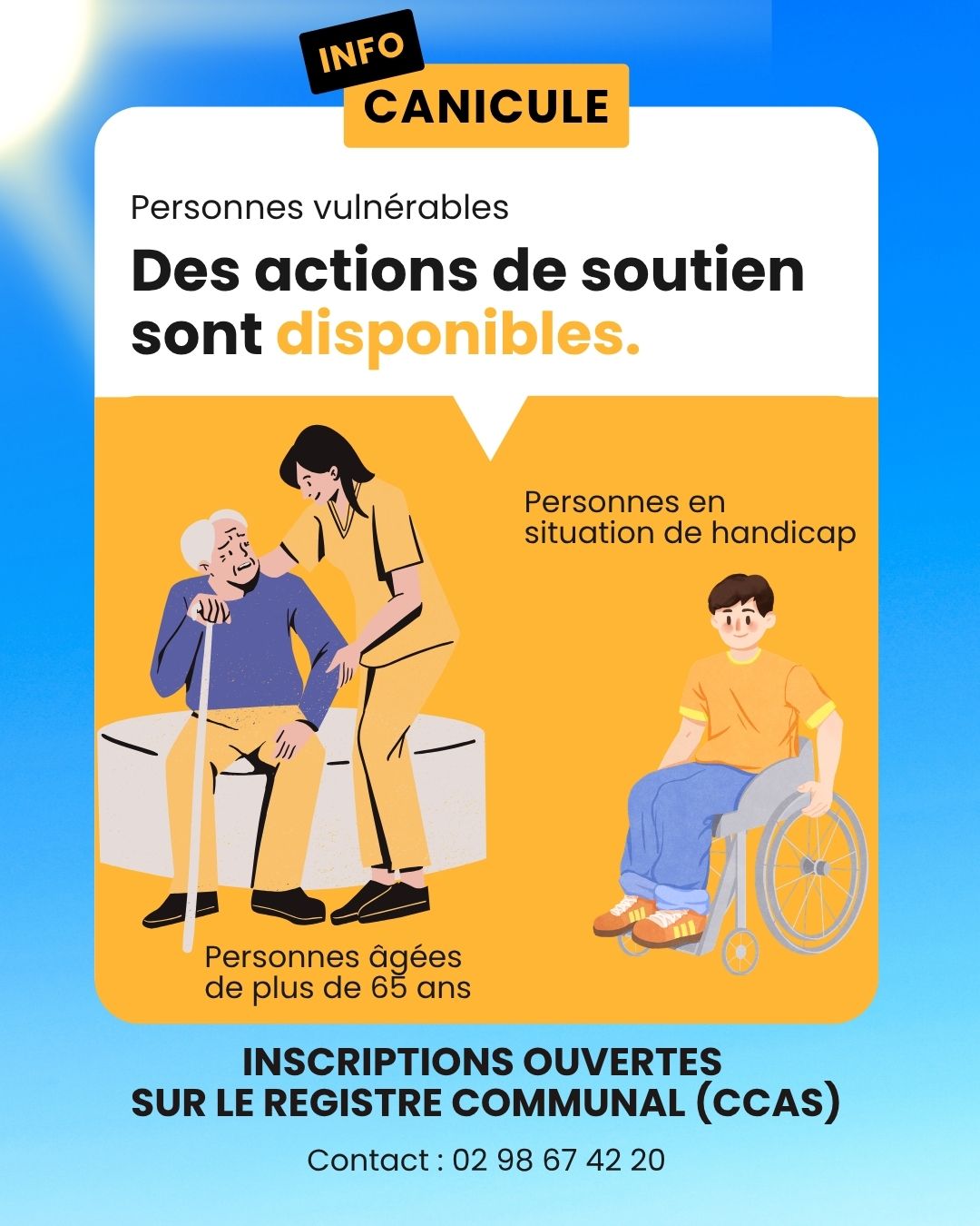 RAPPEL | Plan Canicule – inscriptions auprès du CCAS